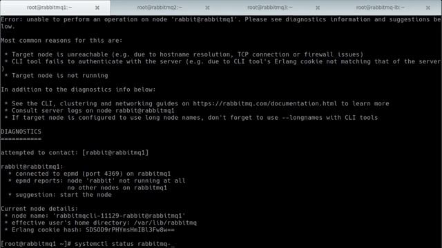 Брокер сообщений RabbitMQ: Часть 1. Установка и настройка отказоустойчевого кластера смотреть онлайн