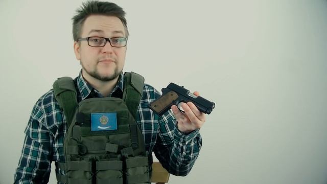 Обзор на страйкболный пистолет Detonics 45 ACP Младший брат Сolt 1911 Army смотреть онлайн