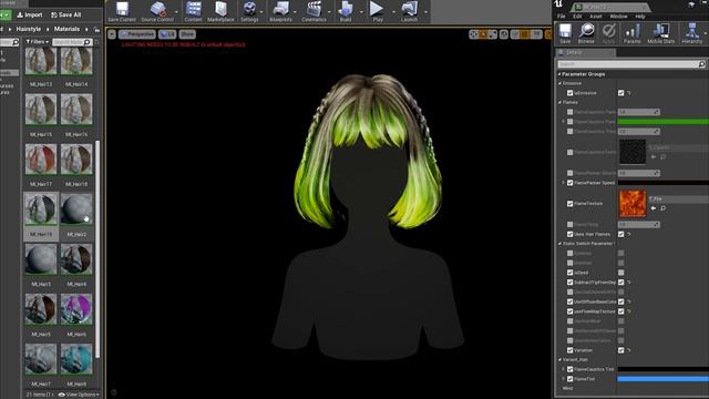 Low poly cards Game-ready hairstyle bob with braids смотреть онлайн