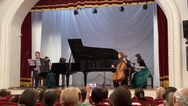 Piazzolla "Milonga del angel". Duet "Dolce ", Nadezhda Nurpeisova and Evgeniy Kurdyukov. смотреть онлайн