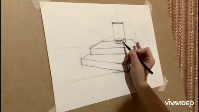 "Конструктивное построение натюрморта и предметов быта". Царева Е.В. Художественная школа. смотреть онлайн