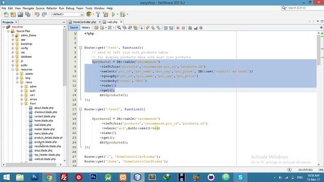 GroupBy | OrderBy | LeftJoin | Most Popular Products | E-commerce in Laravel 5.3 - Part 60/2 смотреть онлайн