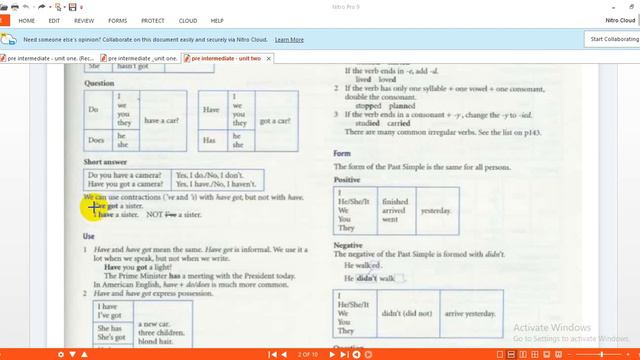 pre intermediate unit two смотреть онлайн
