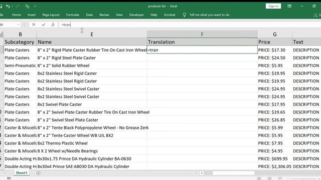 EXCEL TRANSLATE FORMULA FUNCTION ADD ON Google Translation Plug in Microsoft Office Table Sheet смотреть онлайн