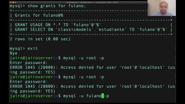 Privilegios de usuario en MySQL - 2 смотреть онлайн