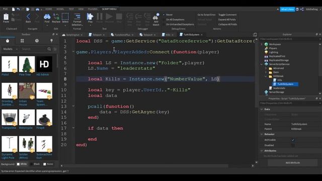 How to make a Kill Streak / Kills System in Roblox Studio 2021! смотреть онлайн