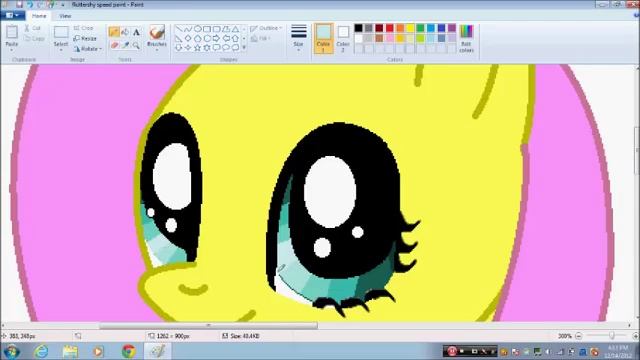 Как рисовать Флатершай В паинте (Урок 5) смотреть онлайн