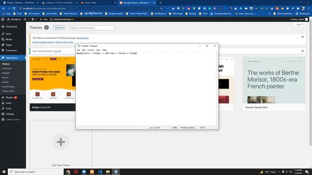 New Wp Site, PHP SetUp, wp-config code, easy update, File manager, Real Time Find & Replace(Part-1) смотреть онлайн