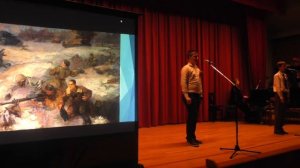 Анатолий Софронов,  музыка Геннадия Шарина «Песня о 28 панфиловцев»