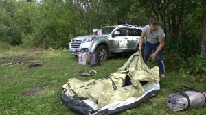 На машине в Карелию. Попов порог. Река Сегежа. Рыбалка и отдых