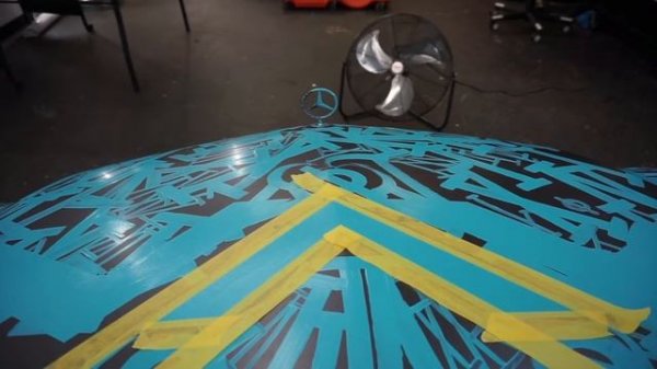 #ArtBasel 2021 - Painted Mercedes AMG E63 - Avant Auto & Design Spa x Joseph Daniel "MCCLOZKEY"