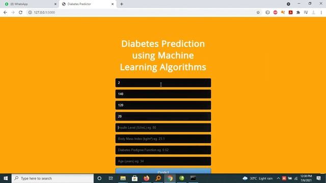 Diabetes Prediction using Machine Learning by Python _ CSE Projects #warangal projects смотреть онлайн