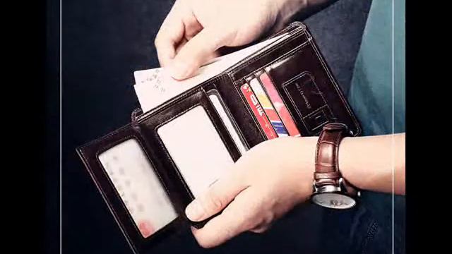 Кошельки на AliExpress - вместительный мужской кошелек смотреть онлайн