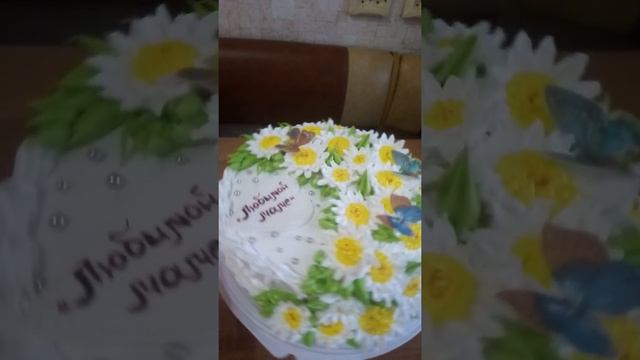 Тортик с ромашками))) смотреть онлайн