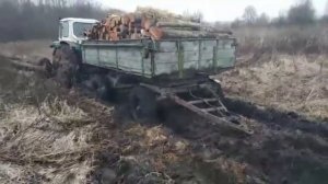 ЮМЗ Полный привод! ЮМЗ 4х4! Выезд в лес