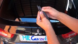 Как поменять задний дворник стеклоочиститель на Мицубиси Аутлендер(Mitsubishi Outlander, ASX)