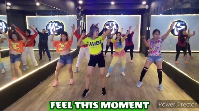 FEEL THIS MOMENT BY pitbull , Cristina A | ZUMBA | LILAC смотреть онлайн