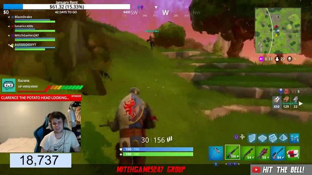 FORTNITE BATTLE ROYALE! NEW SHOOTING TEST GAMEMODE!! SPONSOR GOAL = 34 (INTERACTIVE STREAMER) смотреть онлайн