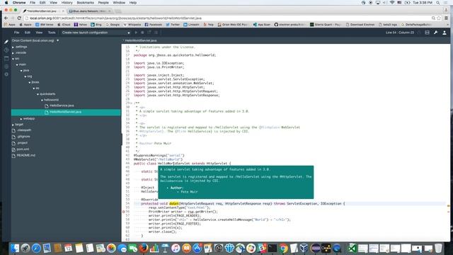 Orion Java Language Server Demo смотреть онлайн