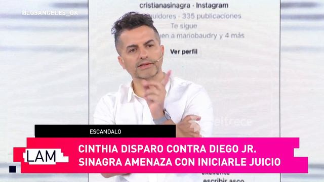 Cristiana Sinagra amenaza a Cinthia y la lleva a juicio por criticar a Diego Jr: "Sos una vergüenza смотреть онлайн