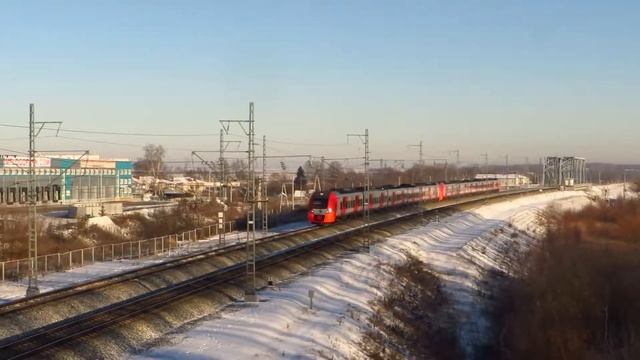 Скоростной поезд №729 "Ласточка" Нижний Новгород-Москва. смотреть онлайн