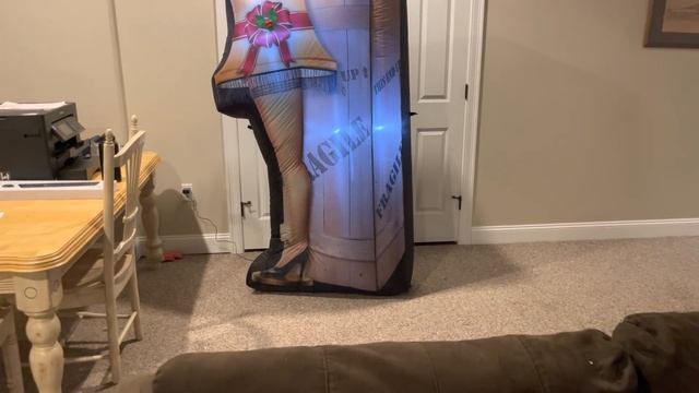 Unboxing/Review Gemmy 2022 6ft Christmas Story Leg Lamp Airblown Inflatable Review