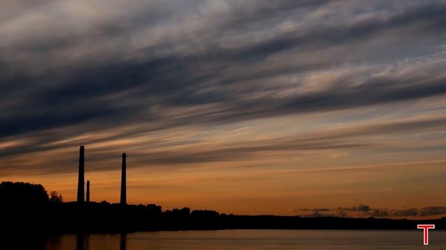 Закат. г. Чайковский, Пермский край смотреть онлайн