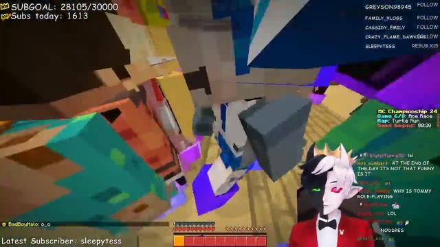 Minecraft Championship With Purpled, Puffy And Wilbur & MCC Island BETA смотреть онлайн