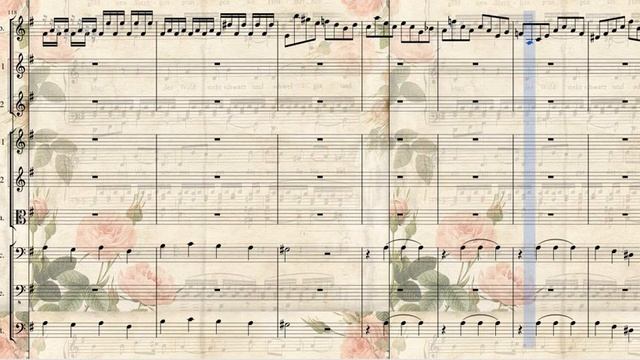 432 Гц. МИДИ. И.С. Бах, Бранденбурские концерты, III Presto. смотреть онлайн