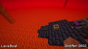 Lava Boat in Minecraft - Create Aeronautics Devlog