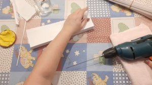 Как крутить бумажную лозу с помощью дрели