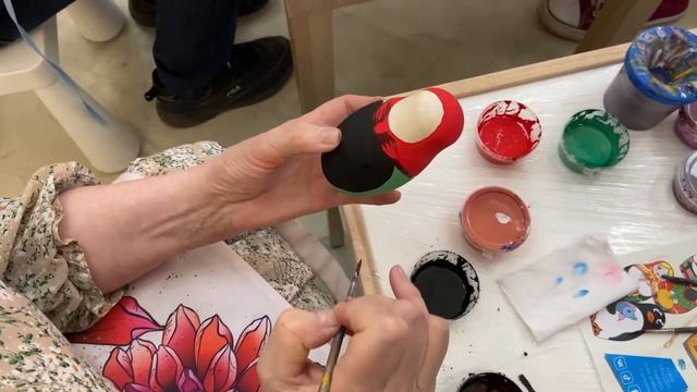 Этапы росписи матрешек смотреть онлайн