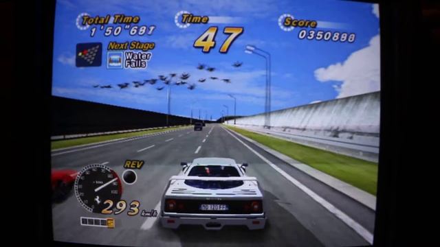 PS2 Outrun 2 SP at 480p on a CRT monitor смотреть онлайн