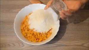 Печенье из кукурузных хлопьев. Простой рецепт