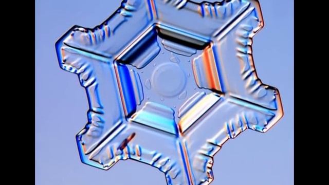 Снежинки.В увеличении. смотреть онлайн