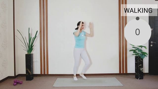 WALKING WORKOUT | 20 MIN TURBO WALKING WORKOUT for WEIGHT LOSS | No jumping | Walk at home смотреть онлайн