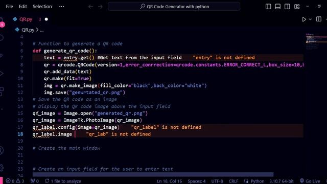 QR Code Generator python смотреть онлайн