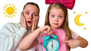 Лера меняет время и шутит над мамой