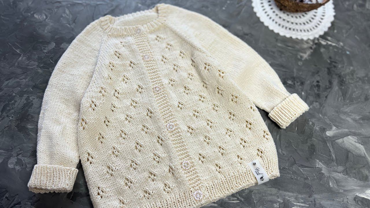 КАК СВЯЗАТЬ ДЕТСКИЙ КАРДИГАН СПИЦАМИОПИСАНИЕ ВЯЗАНИЯ⭐️НЕ МК!