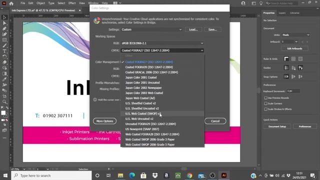 How to Install an ICC Profile for Epson Printers in Adobe Illustrator on Windows 10 смотреть онлайн