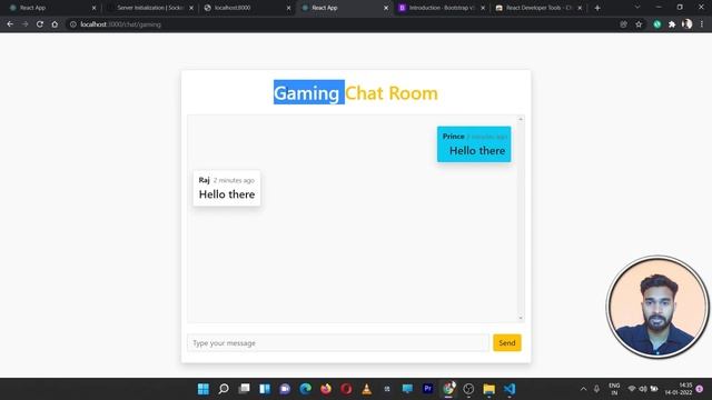 Build A Realtime Chat App In ReactJS and NodeJS | Socket.io Tutorial | Create Chat App Using ReactJ смотреть онлайн