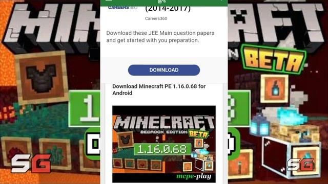 Minecraft pocket New beta version 1.16.0.68 How to Download in Android mobile смотреть онлайн