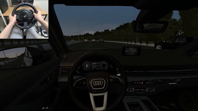 City Car Driving - Audi Q7 ABT 2016 [Steering Wheel Gameplay] смотреть онлайн
