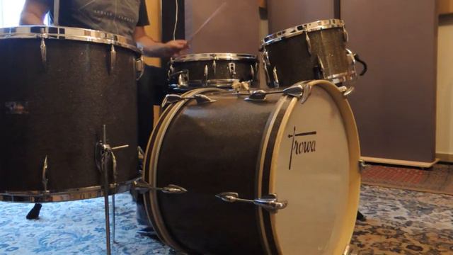 Sonor Teardrop And Trowa Combined Drumset