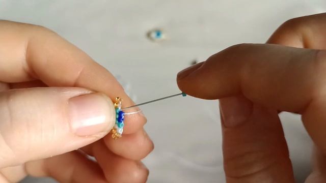 Miyuki göz nazar boncuk küpe yapımı/Серьги Miyuki Eye с бусами от сглаза/miyuki earrings смотреть онлайн