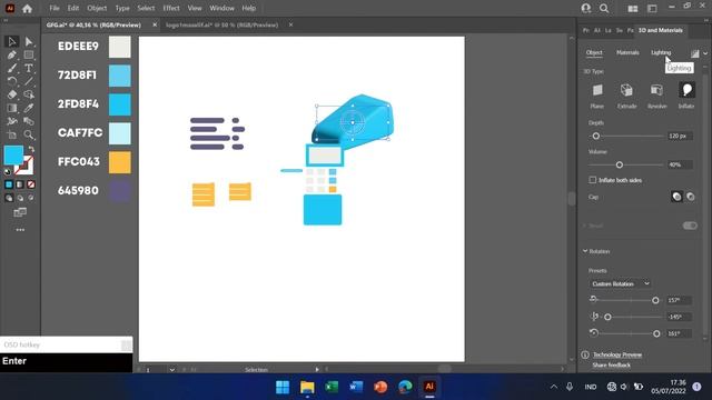 3D PRINTER DALAM BELASAN MENIT || ADOBE ILLUSTRATOR TUTORIAL смотреть онлайн