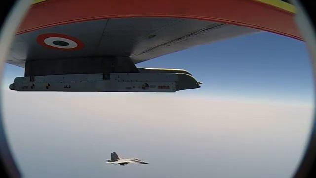 Astra Mk-1 BVR missile being test fired by Su-30MKI смотреть онлайн