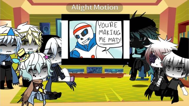 Sans AU’s react to how error got his strings смотреть онлайн