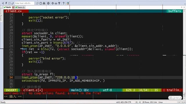 day5 11 组播客户端代码实现 recv смотреть онлайн