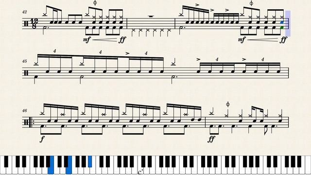 Asphyxia – Cö Shu Nie [Drum Score] / Arranged by XdeuSi смотреть онлайн